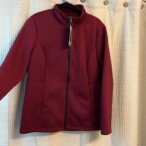 Athletic/outdoor fleece lined jacket